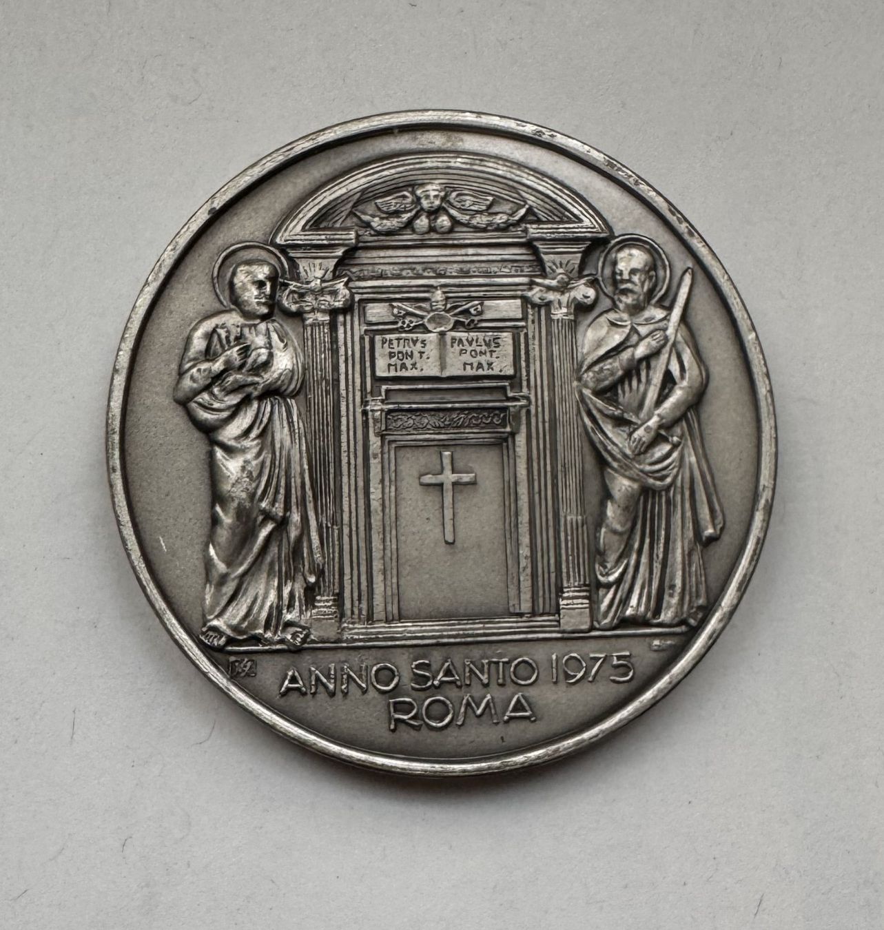 Medaillen: 1975 Medaille Papst Paulus VI – Gebraucht aus Kirchberg SG von Zenhad69 1