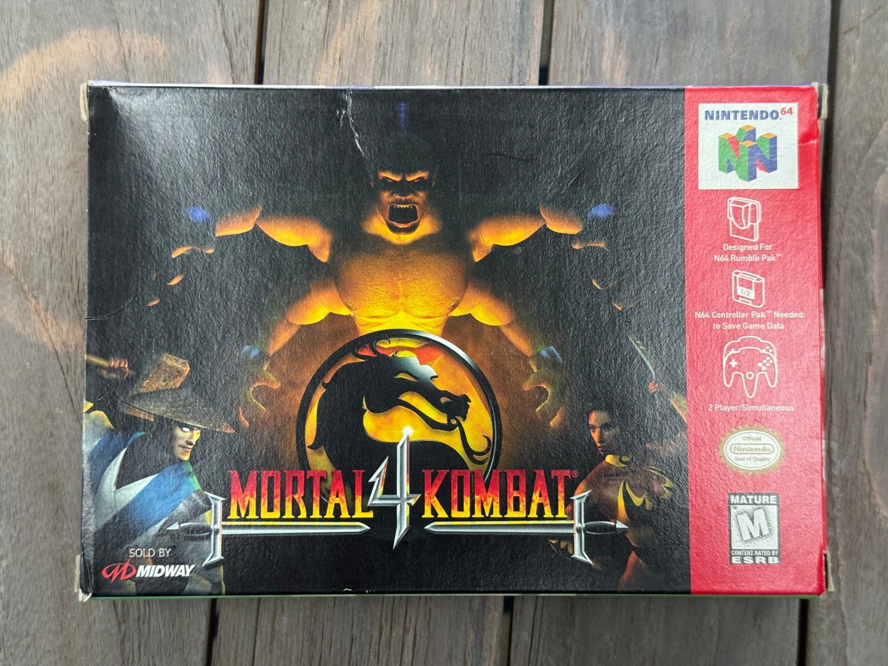 Giochi: Mortal Kombat 4, N64, US, OVP – Usato da Felben-Wellhausen venduto da Oldschool_Games