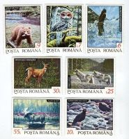 Briefmarken "Vögel & Tiere". Rumänien.