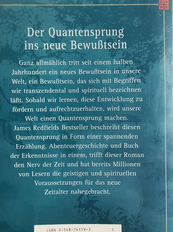 Libri: Die Prophezeiungen von Celestine - James Redfield – Usato da bern venduto da jeannie2006 1