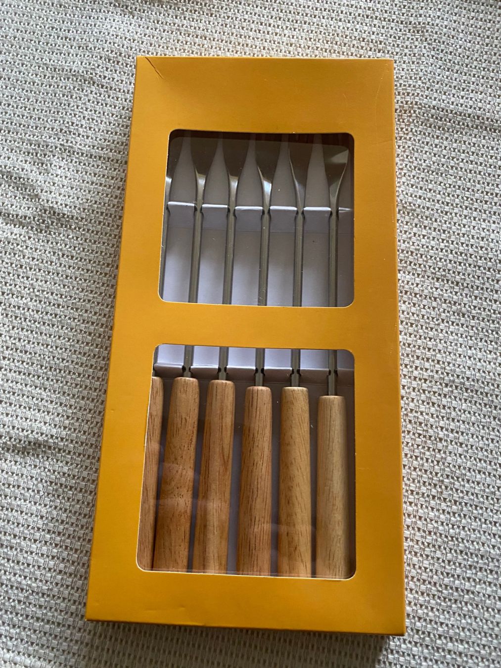 Forchette: 6 Fondue - Gabeln **NEU** – Nuovo e nell'imballaggio originale da Allenwinden venduto da Obalu 2