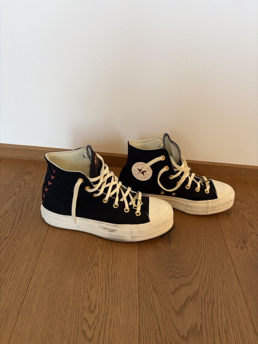 Converse Damenschuhe: Converse All Star Sneaker schwarz Grösse 40 – Gebraucht aus Chur von Mity88 1