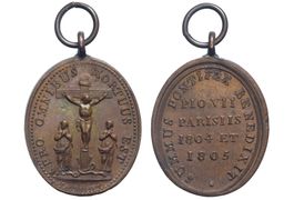 Medaille 1805, Pius VII. in Paris, Sehr Selten!