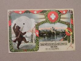 Karte Bern BE Eidg. Schützenfest 1910
