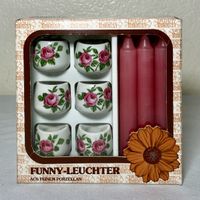 Coffret mini bougeoir West Germany style cottagecore