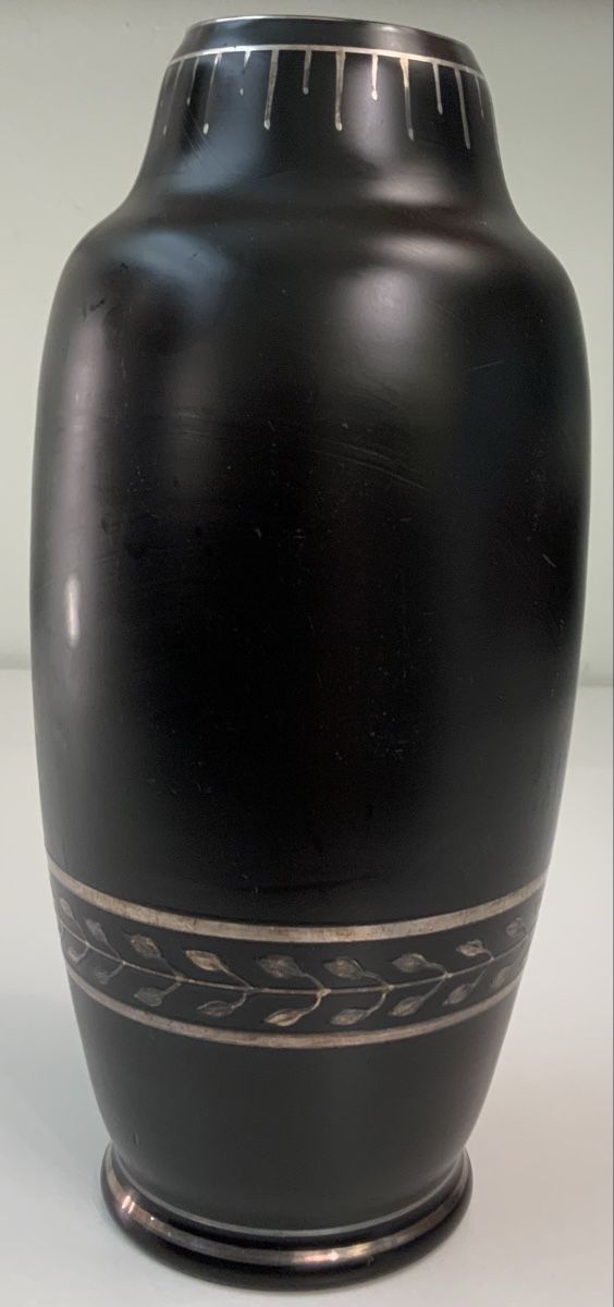 Vasi & Recipienti: Vase en verre noir et argent – Usato da rolle venduto da Tontonjulot 8