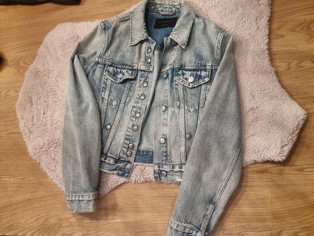 Damen Jeansjacke AllSaints blau Grösse M neuwertig