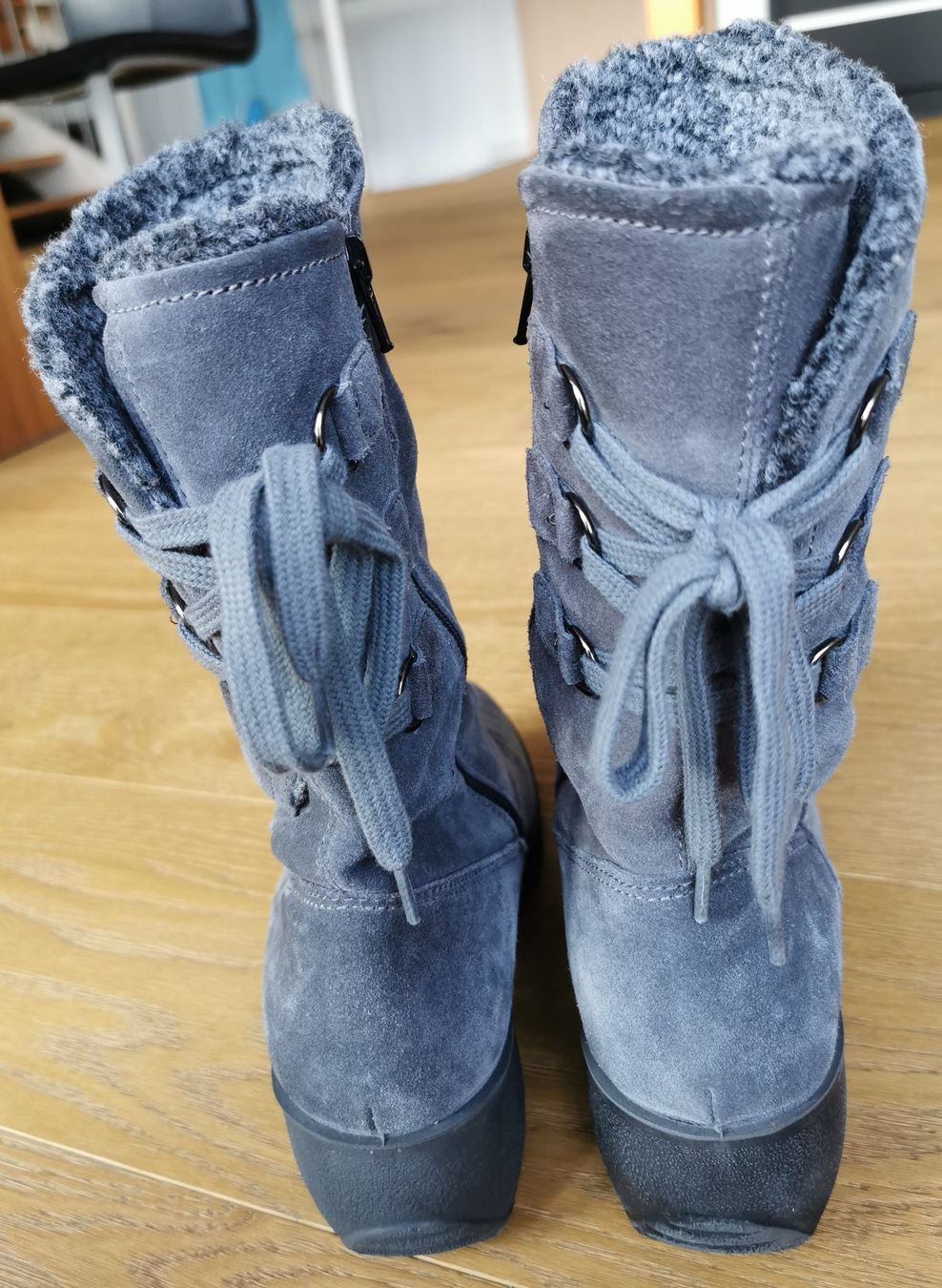 Walbusch Scarpe da donna: Warme Winterstiefel Gr. 39, Velours Sstiefel – Nuovo (secondo la descrizione) da Hinterforst venduto da Jamila8 2