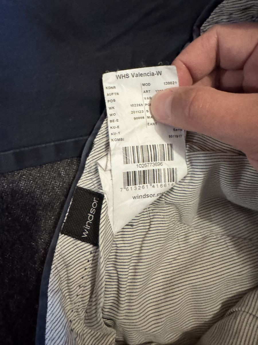 Pantaloni: Jino Hose Blau - Lang – Usato da St. Moritz venduto da Bengeee 2
