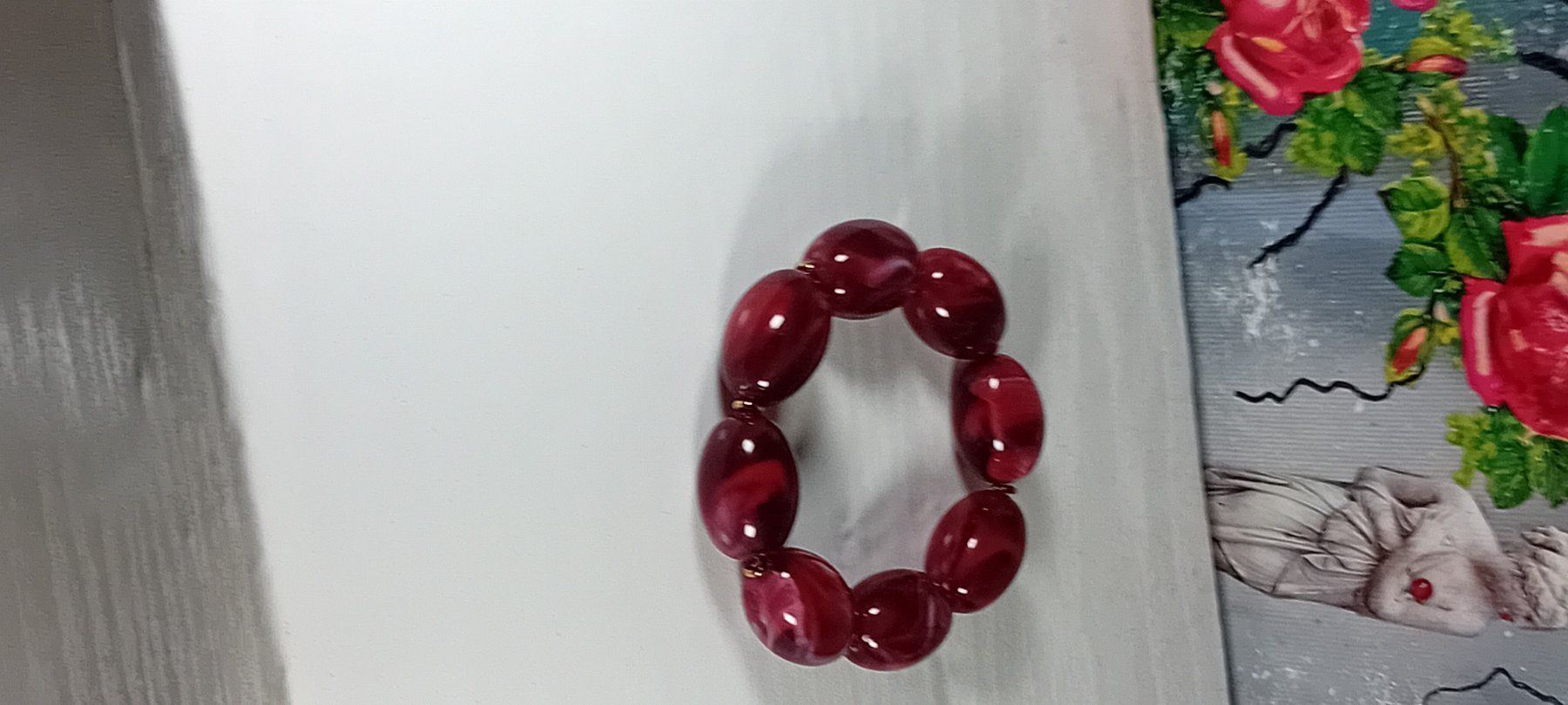 Bracelets: armband modeschmuck,,,rot – Neuf (Voir description) à Basel par bij_5hqd 1