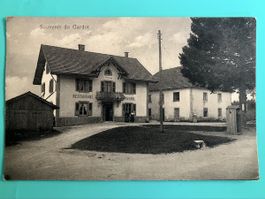 Alte Ansichtskarte "Souvenir du Gardot" mit Stempel Feldpost