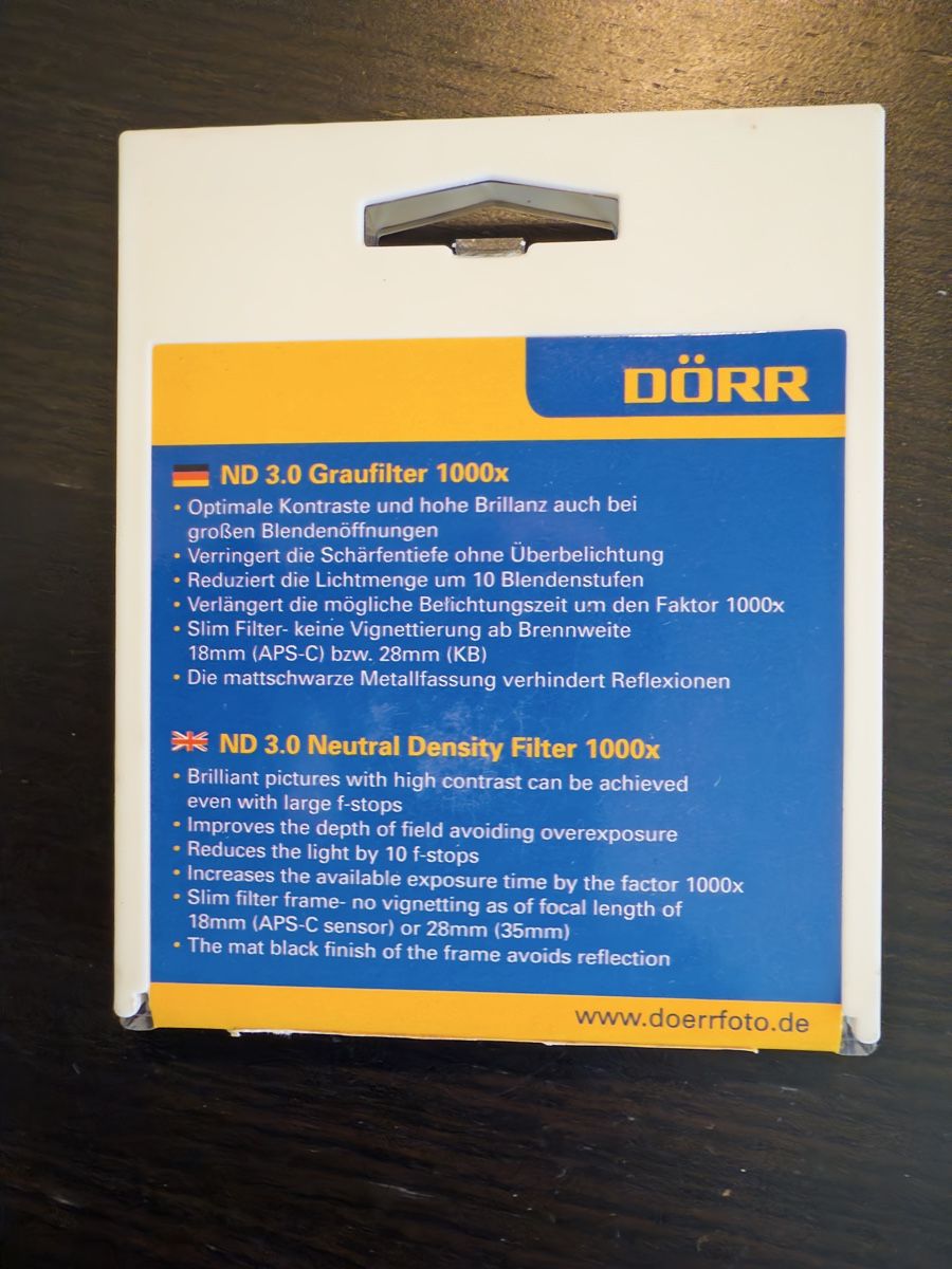 Filter: Graufilter ND3.0 Dörr 77mm – Neu (gemäss Beschreibung) aus Winterthur von ullutau 2