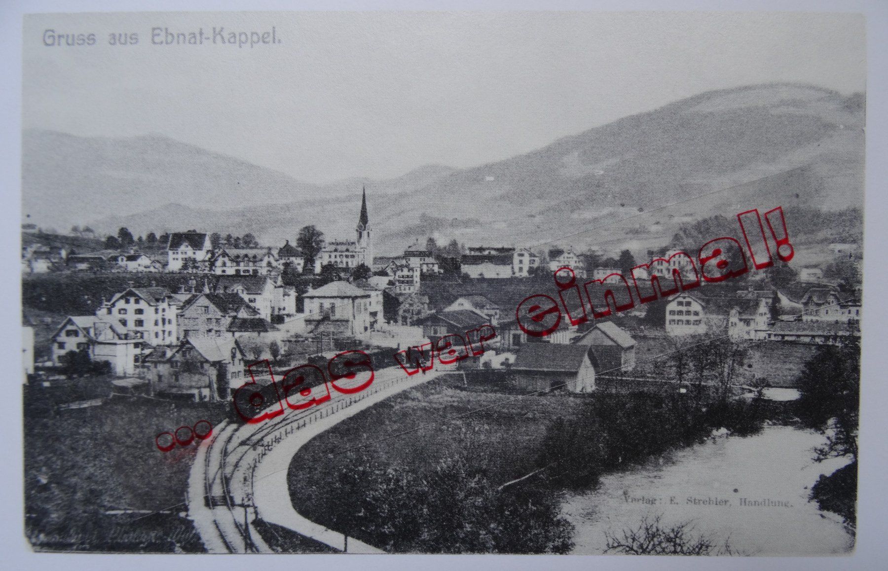 Cartoline postali: St. Gallen Ebnat -Kappel Bahnhof  anno 1908 – Usato da Safnern venduto da Wstussi