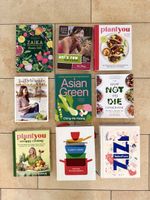 Kochbücher (insgesamt 9), viele davon vegan