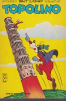 Italian edition Disney TOPOLINO # 589 march 12 1967 vintage