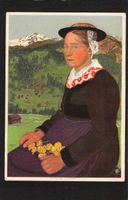 Bundesfeierkarte 1933 , Nr 57 n , gel. Bahnpost 1935