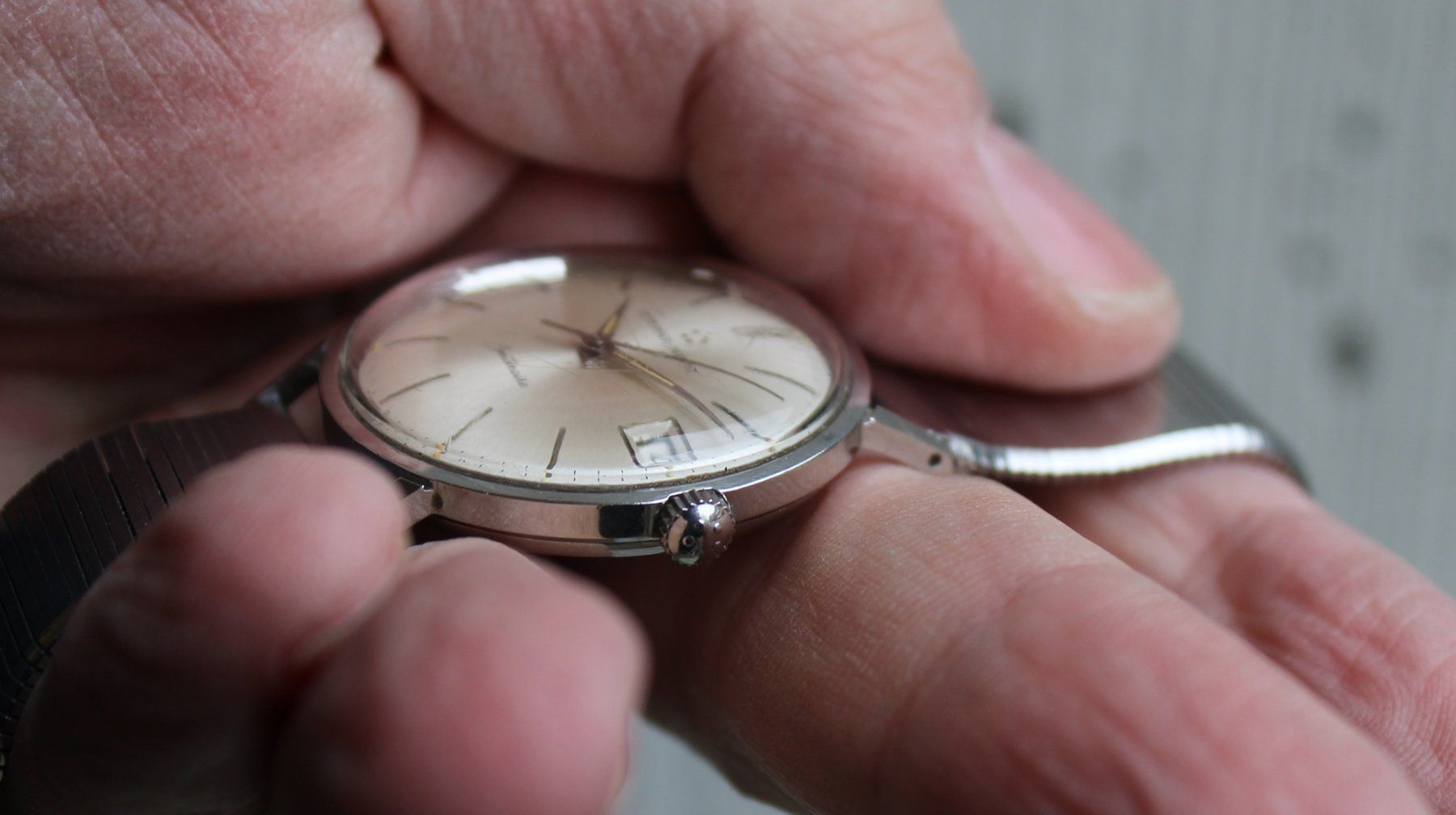 Eterna Orologi: Eterna Matic Centenaire Automatic Datum Melanaiseband Stahl – Usato da Zürich venduto da Auctionata 1