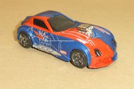 Spielzeugauto Majorette Spider-Man blau rot 1:64 gebraucht