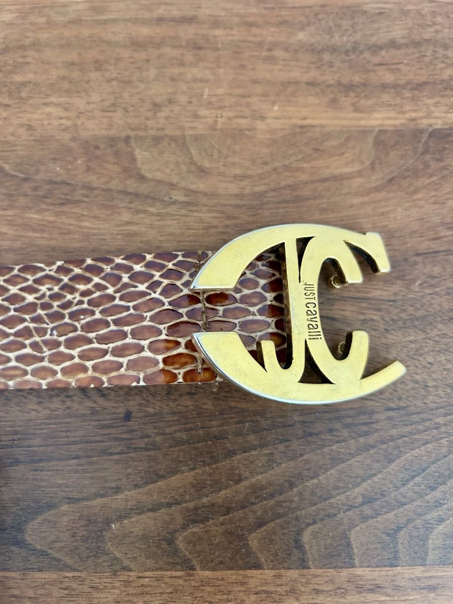 Roberto Cavalli Gürtel: Ceinture Just Cavalli cuir 85 – Gebraucht aus Nyon von adelaidem