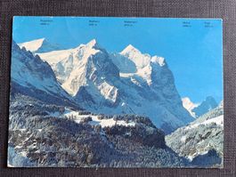 Hasliberg, Wetterhorngruppe mit Mönch und Eiger