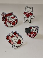 Lovely Cats Set Pins Katzen-Fans