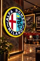 Alfa Romeo Milano Leuchtschild | Alfa Romeo Wandleuchte ✨