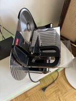 Schneidemaschine für Lebensmittel, schwarz, Edelstahl, guter