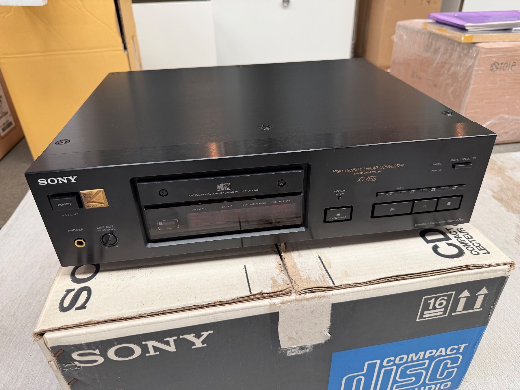 Sony Sistemi audio & multimediali: Sony CDP-X77ES Swoboda Audio Modifikation – Usato da Bern venduto da hclass