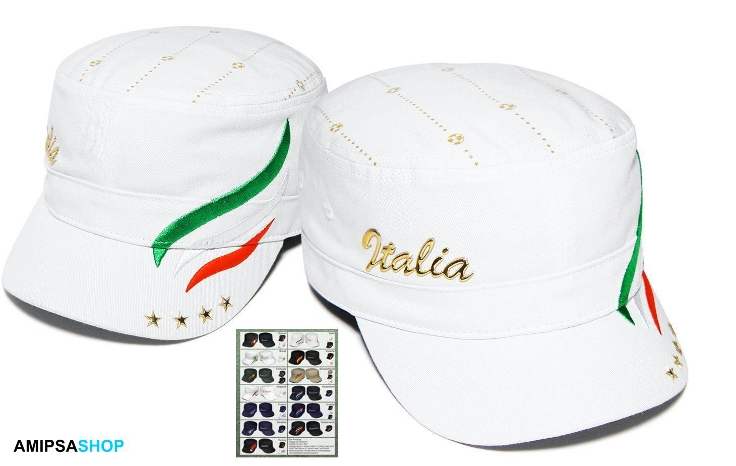 Altro in  Abbigliamento & Accessori: Italien Fan Kappe-Mütze – Nuovo e nell'imballaggio originale da Spreitenbach venduto da mario-shop.xs