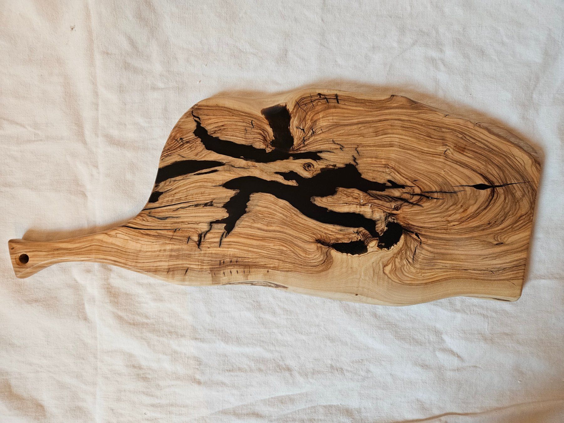 Articoli in legno: Holzbrett aus Olivenholz – Nuovo (secondo la descrizione) da Saland venduto da Rose0109 3