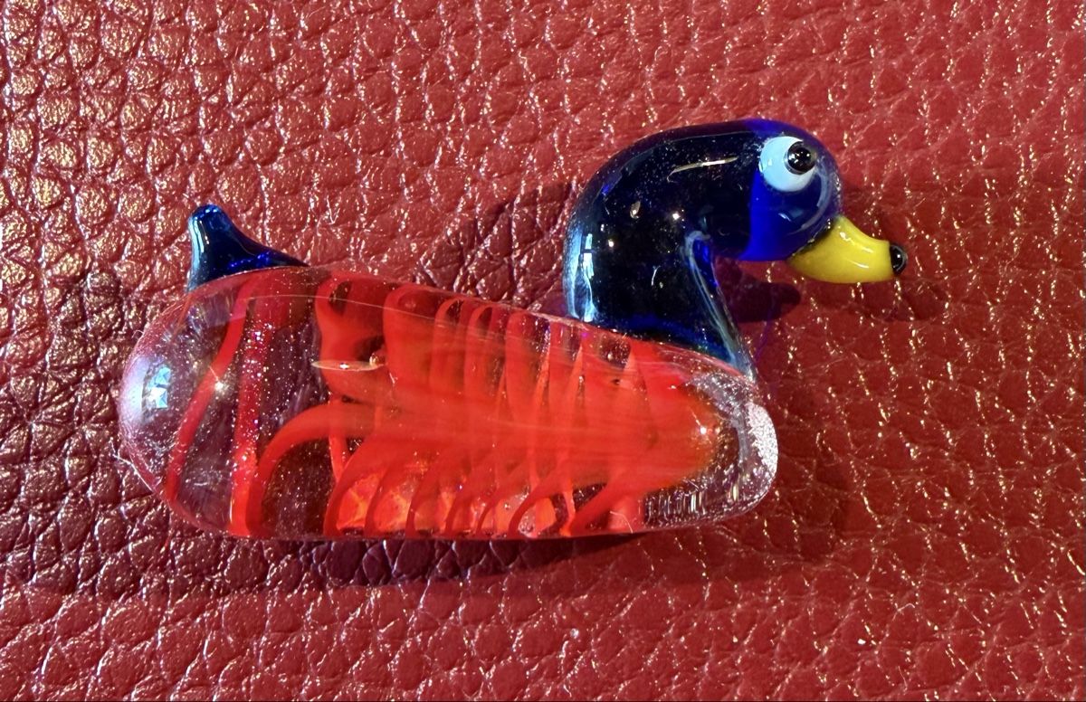 Murano Figuren: Glasfigur Murano Ente – Gebraucht aus Kesswil von canvas12