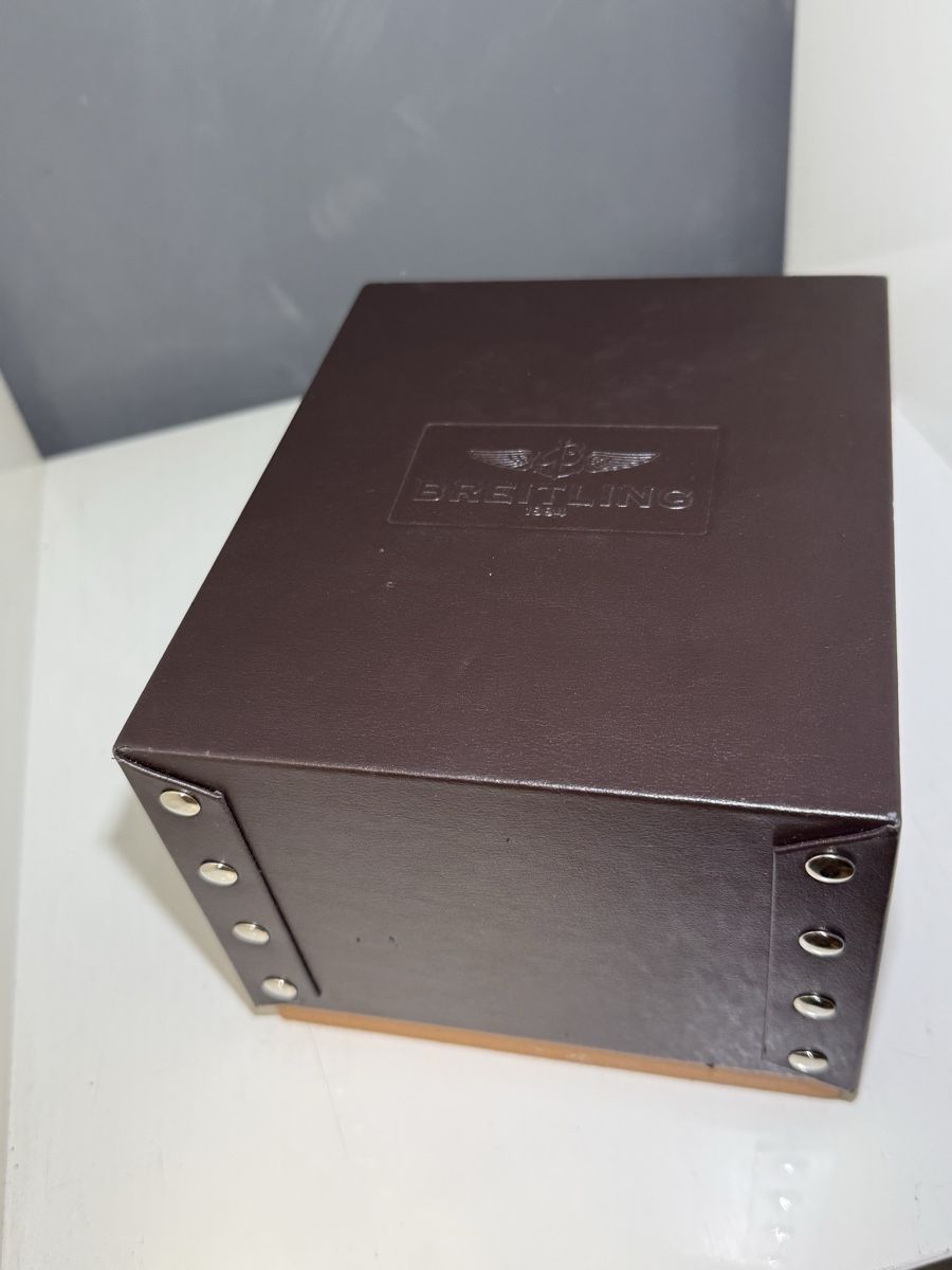 Breitling Orologi: Breitling Uhrenbox Leder braun  – Usato da Basel venduto da RoyalPerformance 2