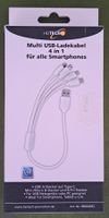 MULTI USB LADEKABEL 4 IN 1   FÜR ALLE SMARTPHONES
