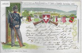 Souvenir des Manoeuvres du 1er Corps d'Armee Sept. 1899