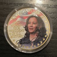 Medaille Kamala Harris vice president 40 mm 30 gr. USA