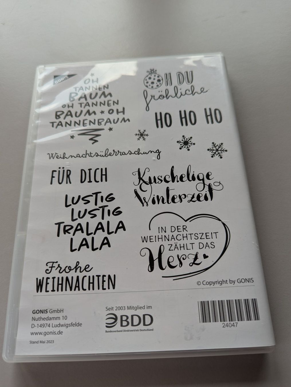 Gonis Timbri: Gonis Stempel Set Weihnachtsüberraschung – Usato da Hitzkirch venduto da KarinBleu 1