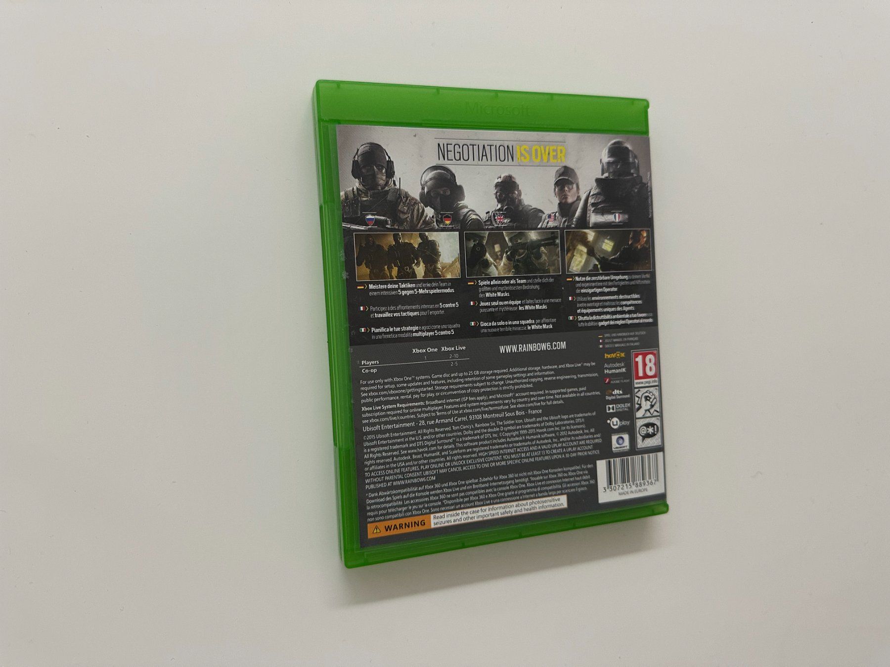 Microsoft Spiele: Tom Clancy's Rainbow Six Siege, Xbox One, Series X – Gebraucht aus Couvet von Aura_aura 2
