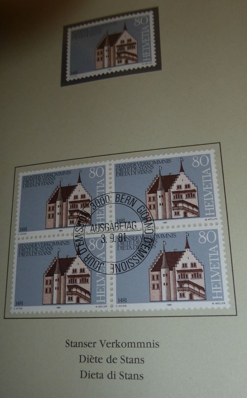 Tutti i francobolli: Heft mit Sonderpostmarken I ET 9.3.1981 – Nuovo (secondo la descrizione) da Spreitenbach venduto da Mustang_1105 9