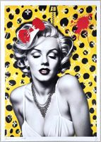 Death NYC Ltd Pop Art Druck " Vuitton Kusama Marilyn Monroe