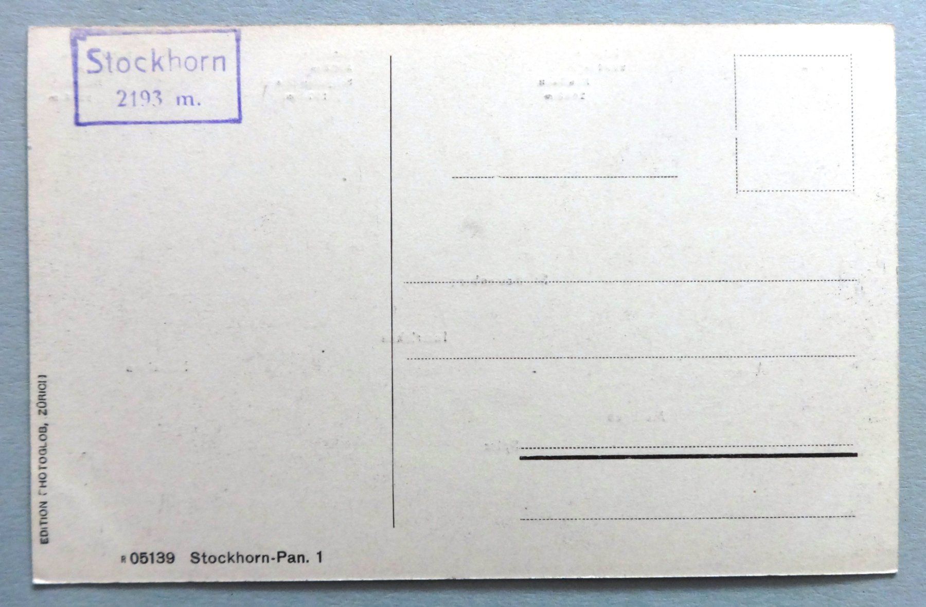 Cartoline postali: Stockhorn-Pan. 1 – Usato da Fétigny venduto da Billy2miny 1