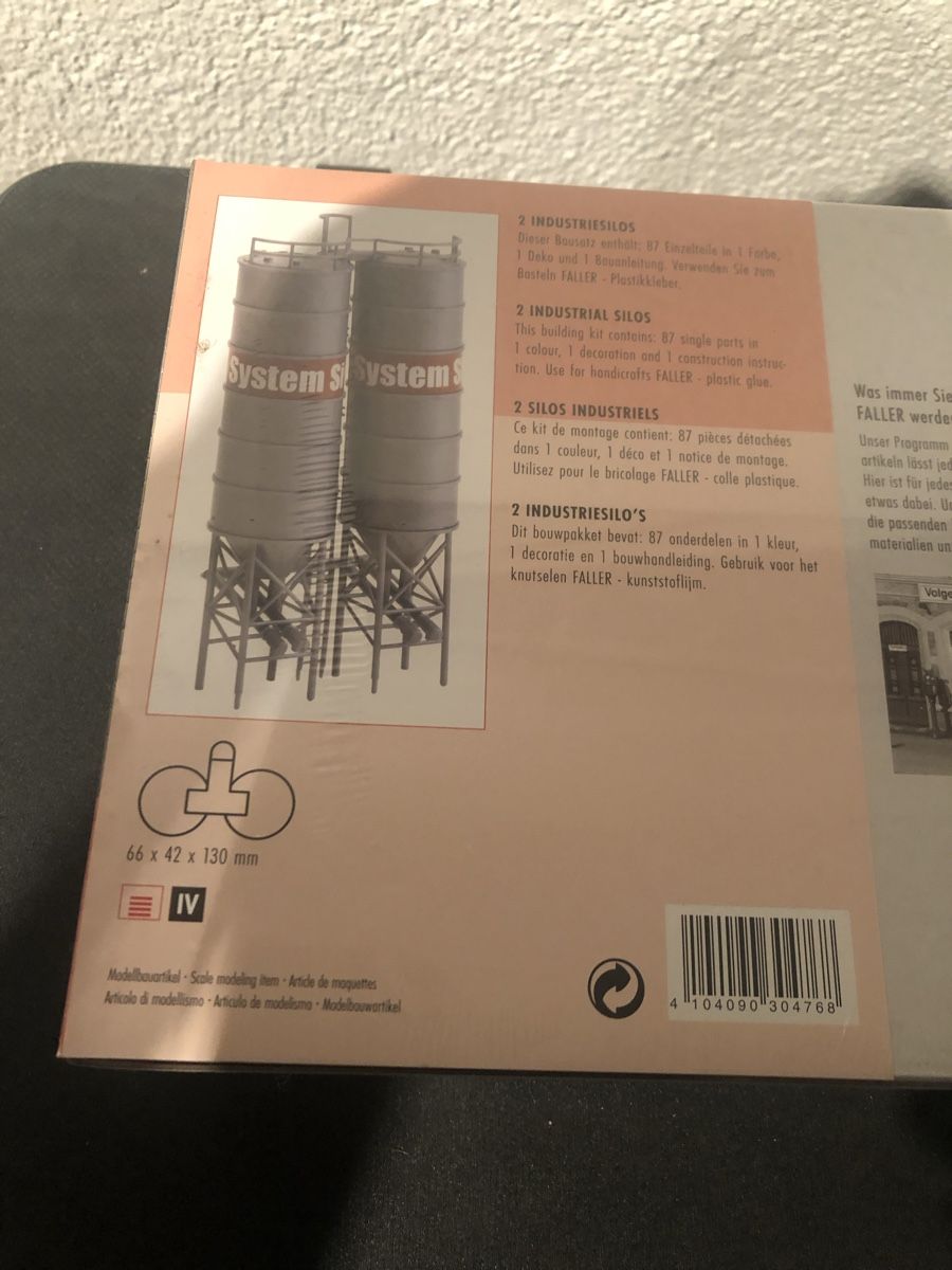 Faller Modellini di ferrovie: Faller 130476 Bausatz/ 2 Industriesilos neu – Nuovo e nell'imballaggio originale da Urtenen-Schönbühl venduto da tulpenschein 1