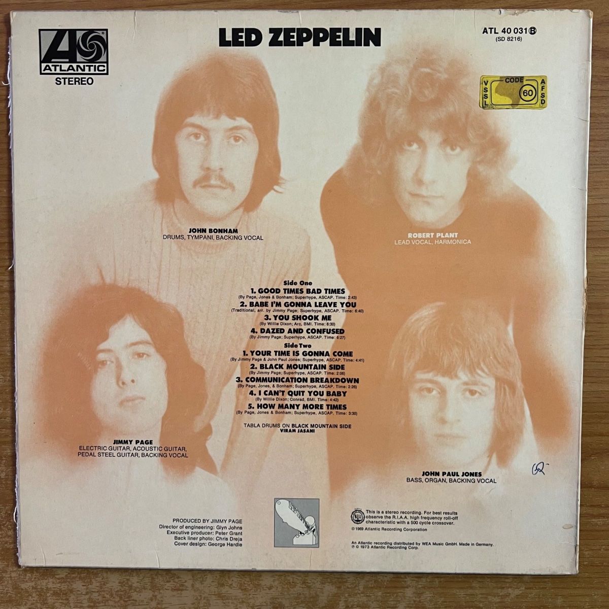 Dischi in vinile: Led Zeppelin - Same / D-Press. 1980 - Very nice Copy – Usato da Gais venduto da soundcave57 1