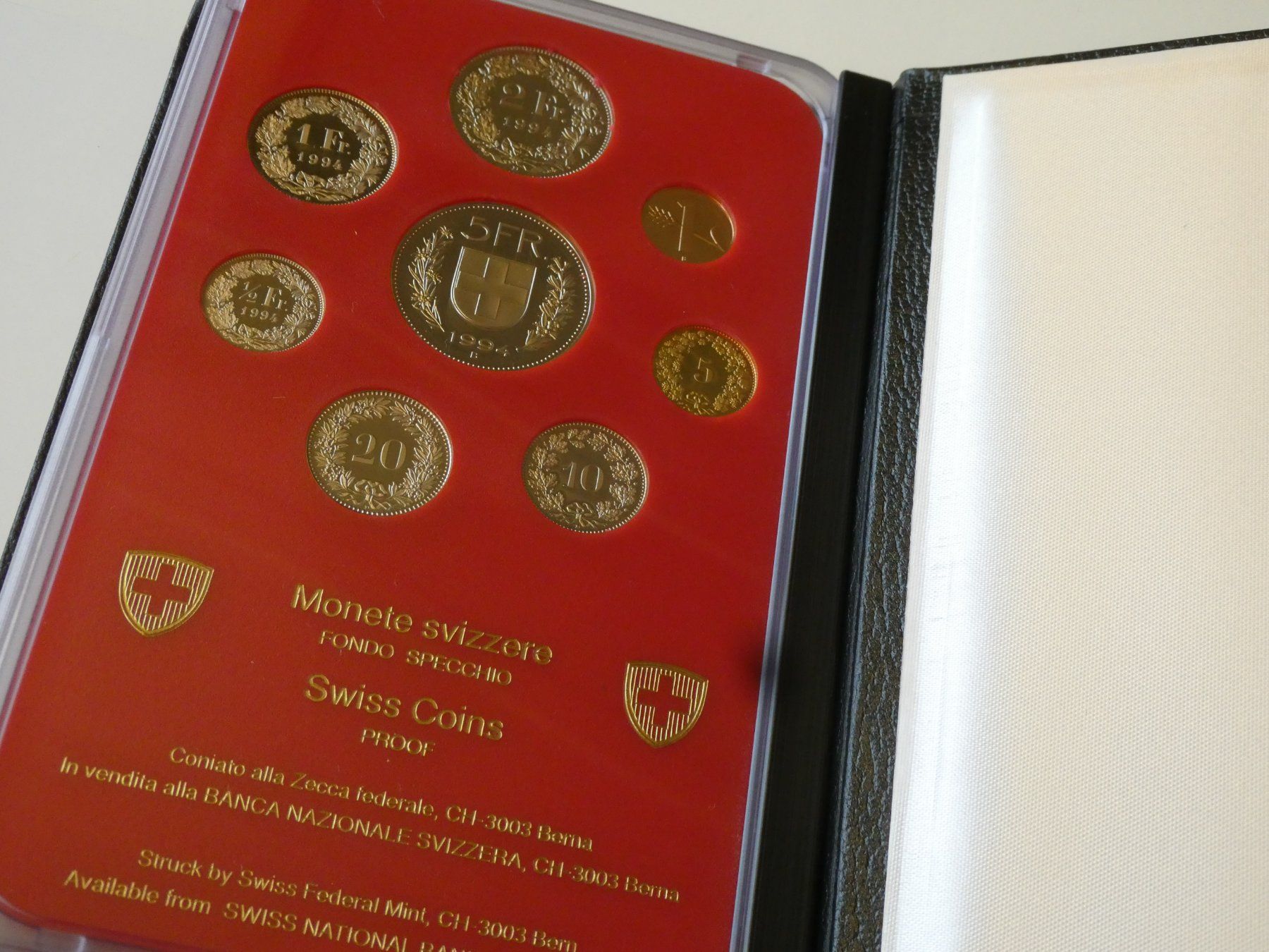 Alle Münzen: Schweiz 1994, Münzsatz Polierte Platte – Neu (gemäss Beschreibung) aus Hinterforst von Rohusri 2
