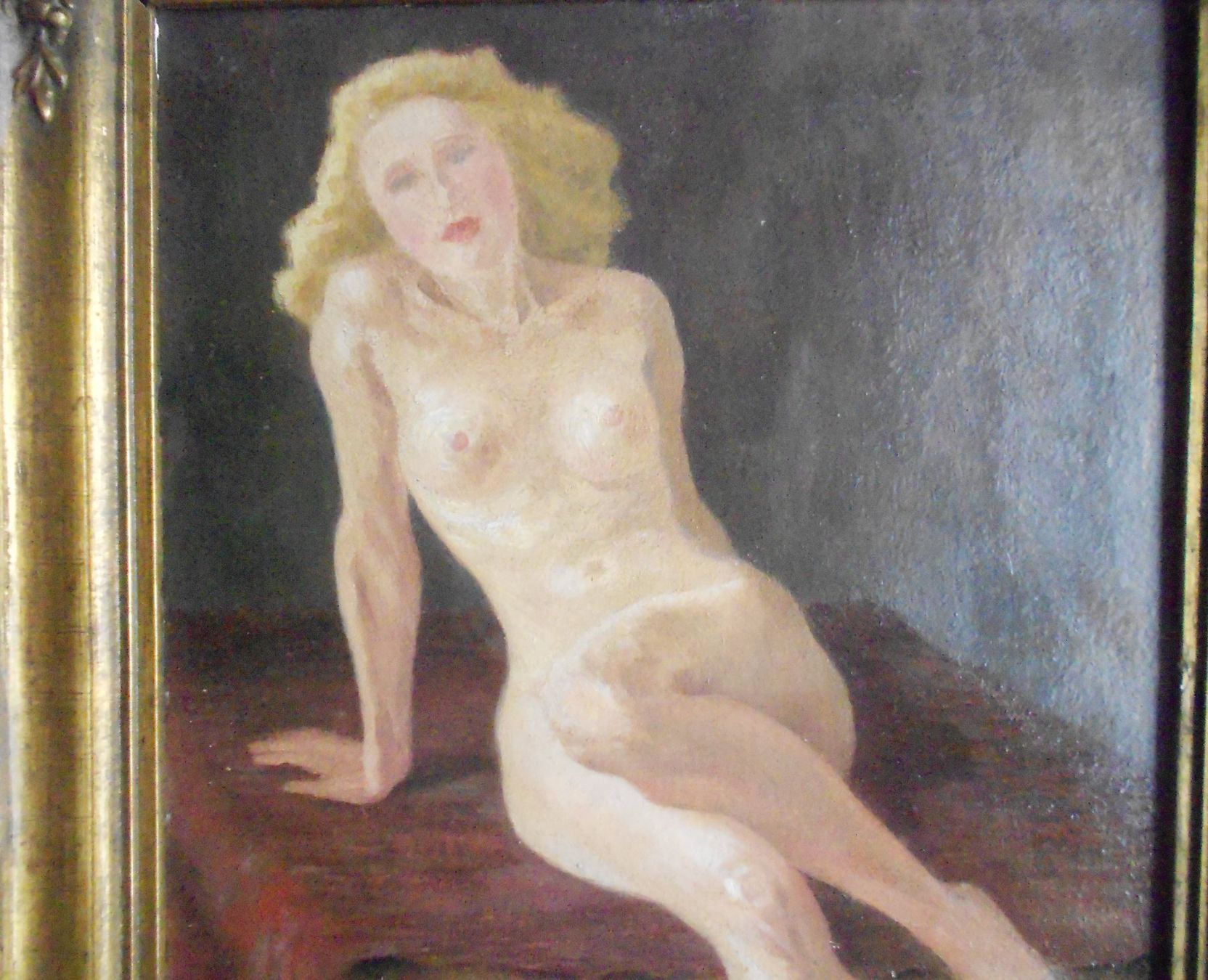 Dipinti: Dame Akt Monogramm EB oder ESS 1930/40er Jahre ? – Usato da Dübendorf venduto da ArtExpression 2