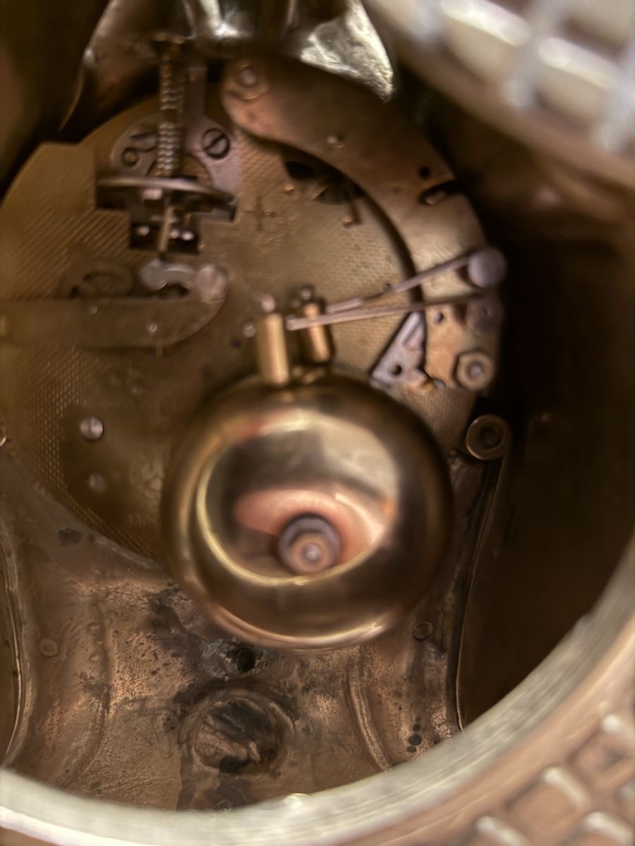 Orologi da terra & Orologi da parete: Antike Kaminuhr, Standuhr Barock Uhr Messing oder Bronze – Usato da Goldach venduto da Messerguru 5
