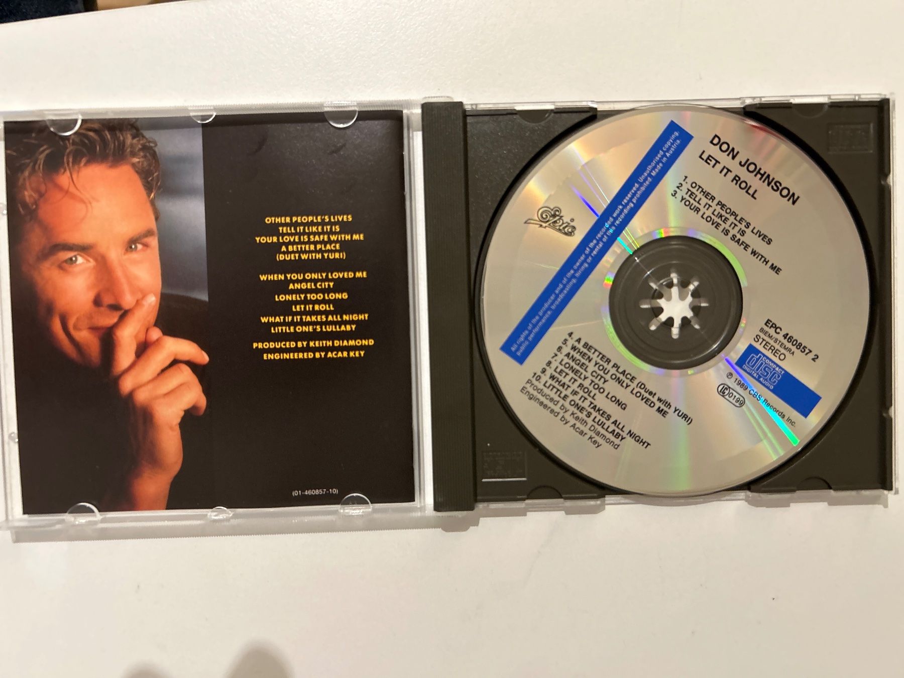 CD: CD- Don Johnson- Let it Roll 1989 – Usato da Guntershausen venduto da Gloominati 2