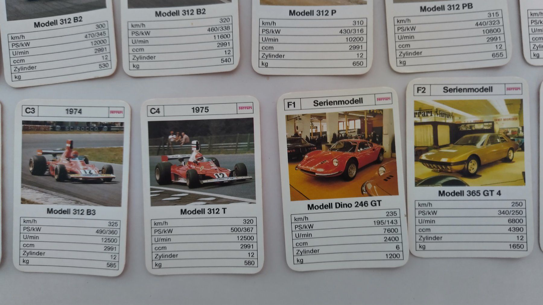 Giochi: Auto Quartett / Maxi Mini /  Ferrari / 24 Karten ab Fr. 4.- – Usato da Bellach venduto da JingleJerry 5