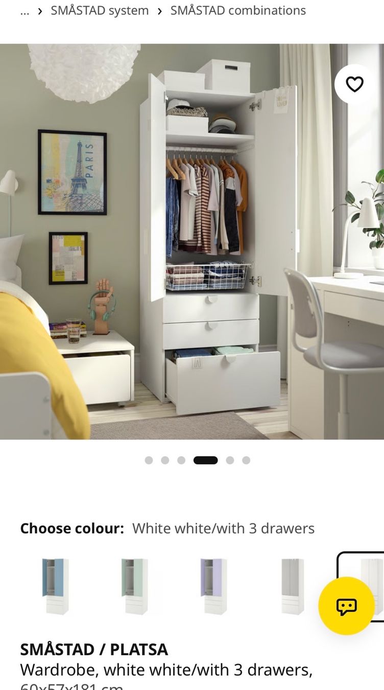 Ikea Armadi: IKEA PLATSA/SMASTAD – Nuovo (secondo la descrizione) da Zürich venduto da mar_d7zz 1