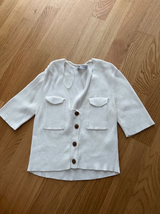 Zara Top: Zara Oberteil weiss Gr. M – Usato da Klingnau venduto da Vdado
