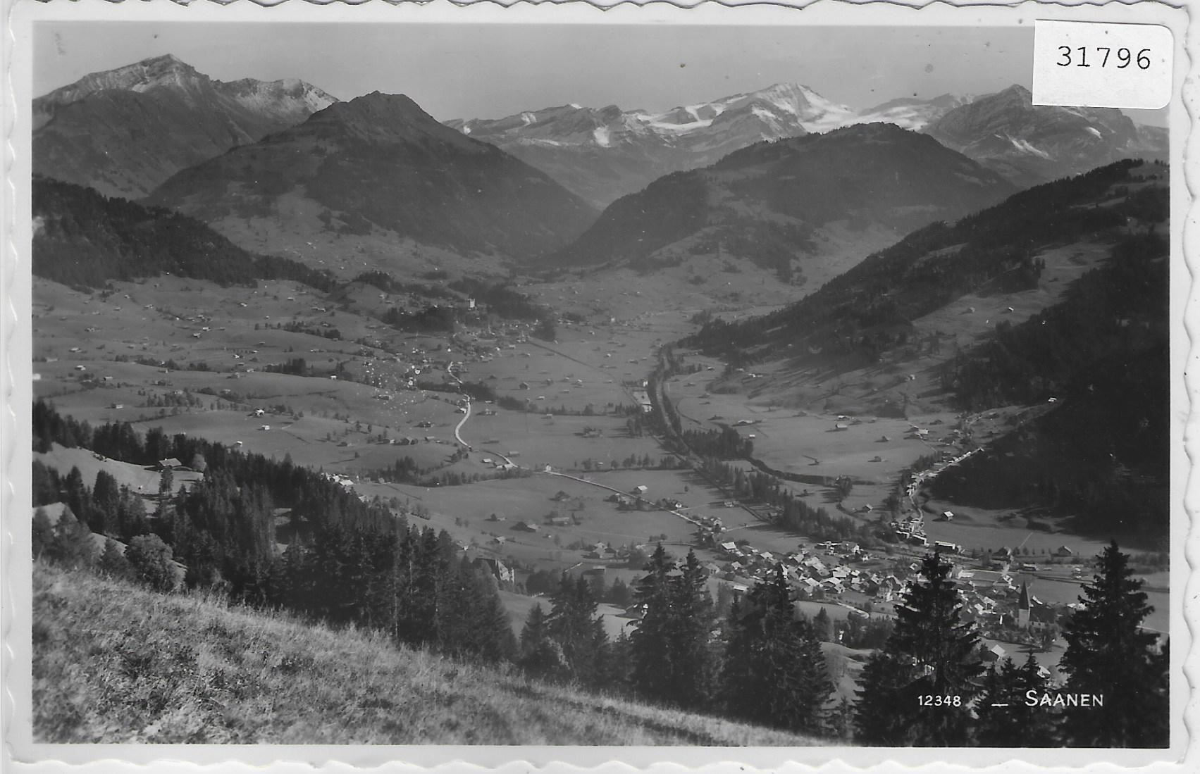 Cartoline postali: Saanen - Generalansicht – Usato da Ettingen venduto da Kartenplanet